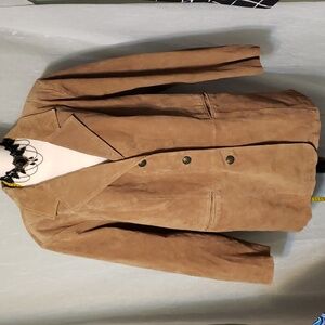 Denim & Co. 3X Women's leather coat